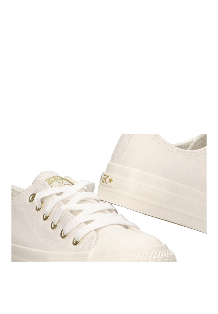 ZAPATILLA PLANA CAROLINA 01 BLANCO DE MUJER