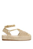ETIKA GUALDAMINA 10007 SANDALI DONNA A CROCHET, ORO Oro