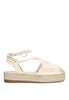 ETIKA GUALDAMINA 10007 SANDALI DONNA A CROCHET, BEIGE Beige