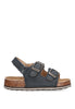 SANDALO TERRA BIO CON FIBBIE ETIKA CREIRO 17206 RAGAZZO, BLU Azul