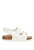 SANDALIA BRILLO CORAZÓN, ETIKA SAMOQUEIRA 13713 NIÑA,BLANCO Blanco