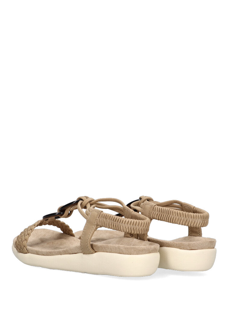 SANDALIA ABALORIO ARMONY EGREMNI 41002 MUJER BEIGE