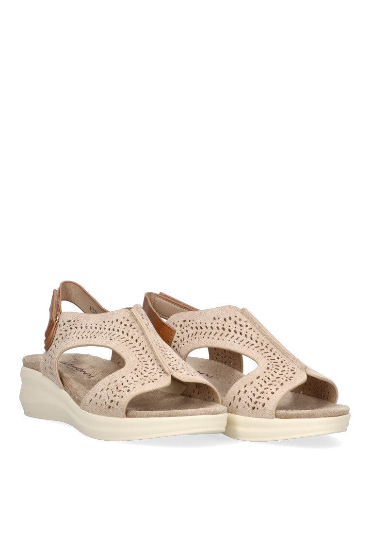 SANDALIA CALADA CONFORT ARMONY GIUNCO 41005 MUJER BEIGE