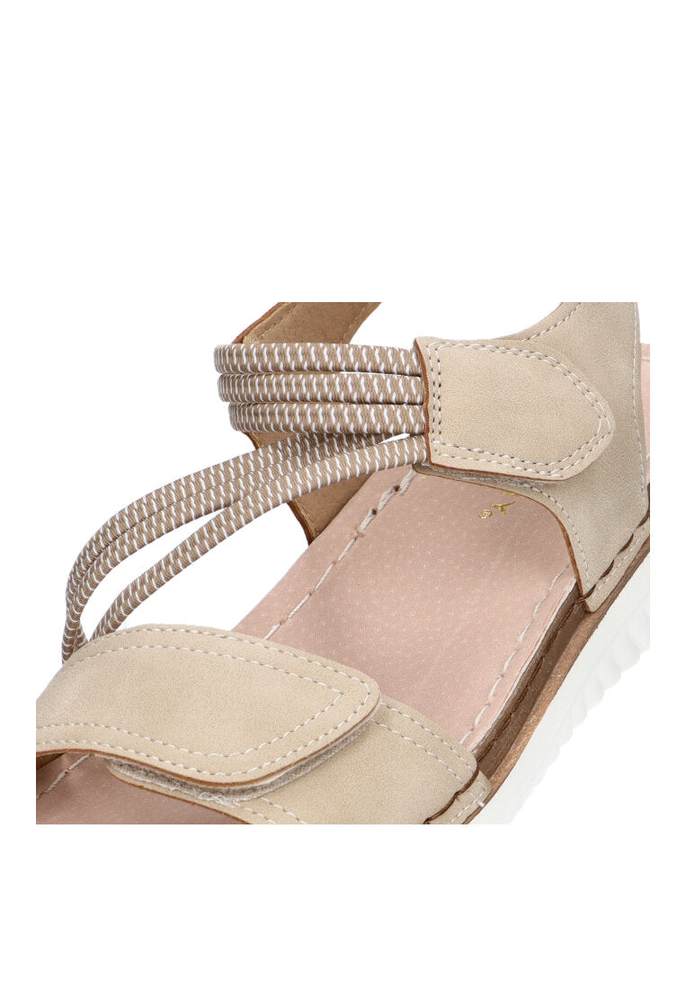 SANDALIA ARMONY TIRAS CRUZADAS 41022 MUJER BEIGE