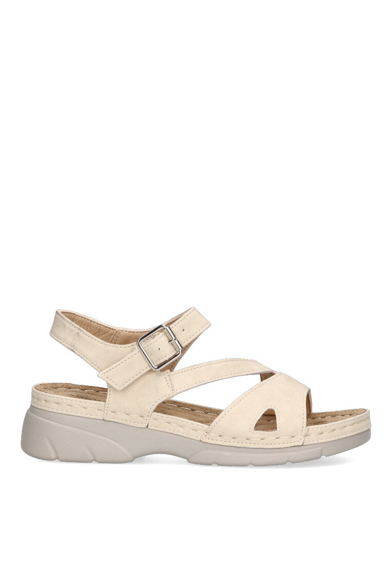 SANDALIA CRUZADA ANTELINA ARMONY SALGA 41602 BEIGE MUJER