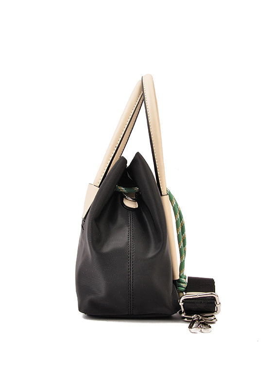 BOLSO CORDONES CASUAL ETIKA MARLENE 01 B30110 NEGRO