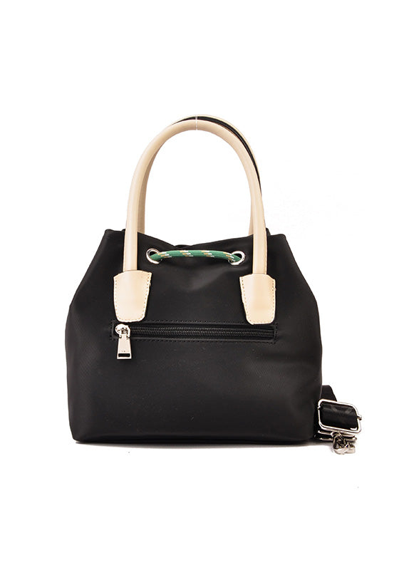 BOLSO CORDONES CASUAL ETIKA MARLENE 01 B30110 NEGRO