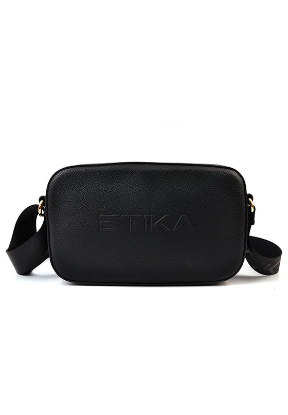 BOLSO BANDOLERA MUJER LOGO ETIKA BETTE 01 B30107 NEGRO