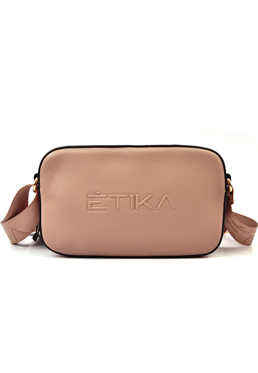 BOLSO BANDOLERA LOGO ETIKA BETTE 01 B30107 NUDE