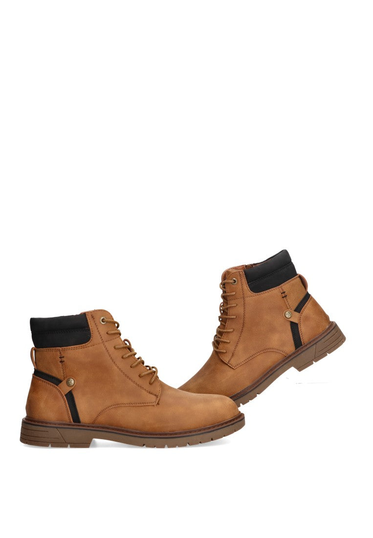 BOTINES CORDONES ETIKA MORELIA 7001 HOMBRE CAMEL