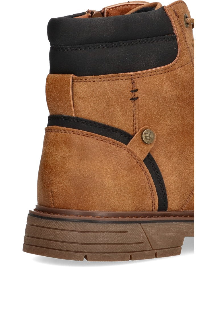 BOTINES CORDONES ETIKA MORELIA 7001 HOMBRE CAMEL