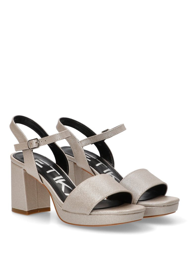 SANDALIAS FIESTA MURADA 90008 ETIKA MUJER PLATA