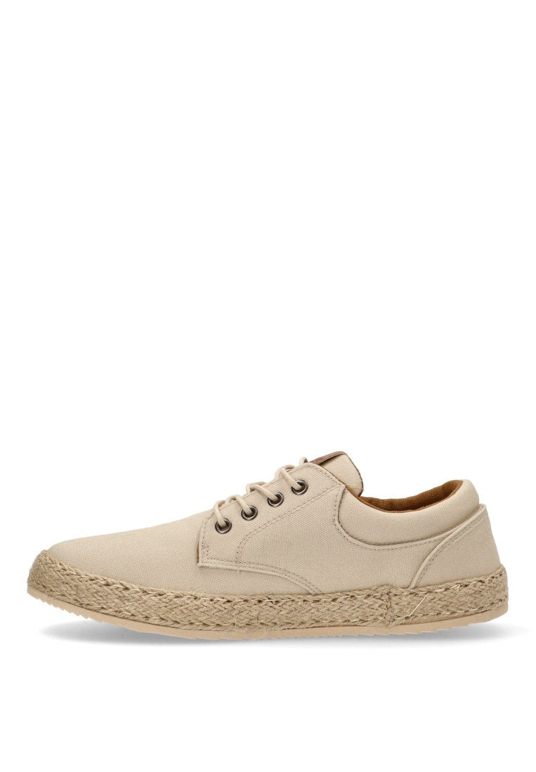 ZAPATILLA LONA CORDONES BETLEM 82025 ETIKA HOMBRE BEIGE