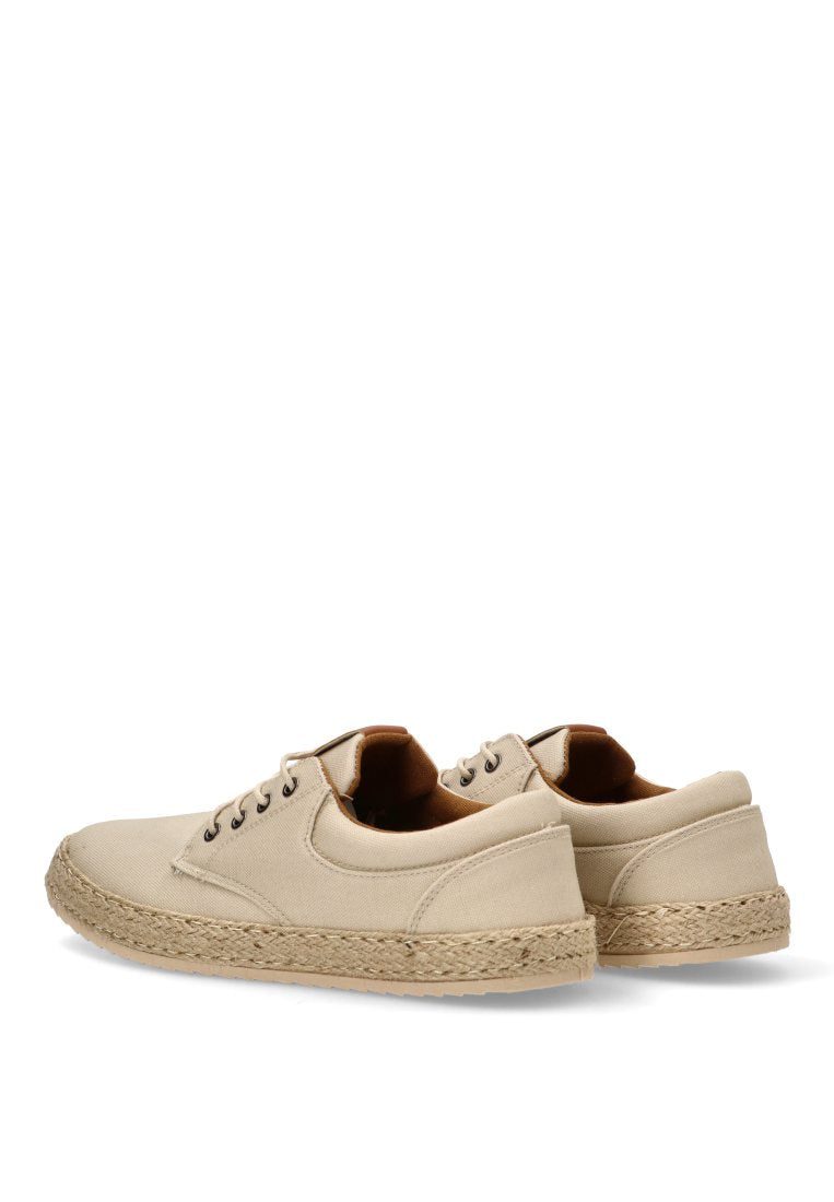 ZAPATILLA LONA CORDONES BETLEM 82025 ETIKA HOMBRE BEIGE
