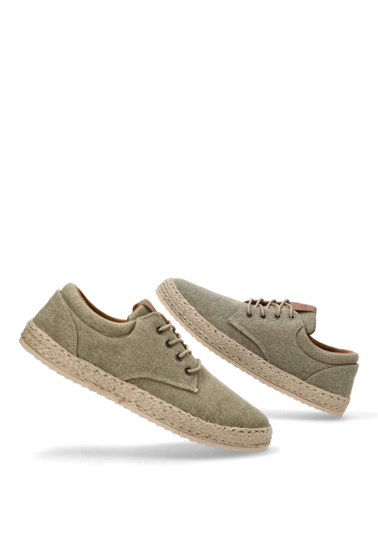 ZAPATILLA LONA CORDONES BETLEM 82025 ETIKA HOMBRE KAKHI