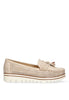 MOCASIN CALADO ARMONY LUANCO 68004,  MUJER BEIGE Beige