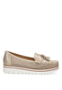 MOCASIN CALADO ARMONY LUANCO 68004,  MUJER ORO Oro