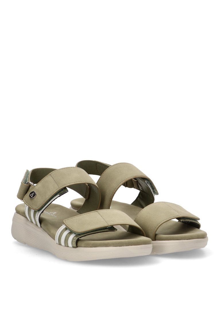 SANDALIA VELCRO ZAHORA 40007 ARMONY MUJER VERDE