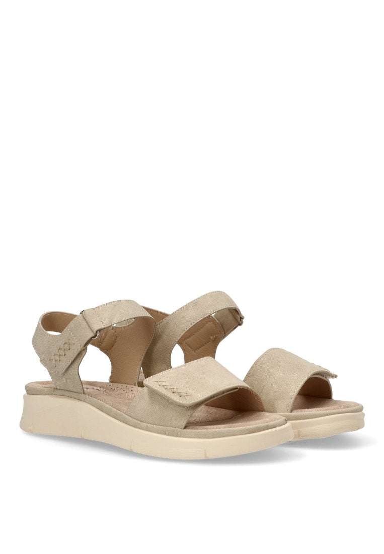 SANDALIA VELCRO TEGUISE 41009 ARMONY MUJER BEIGE