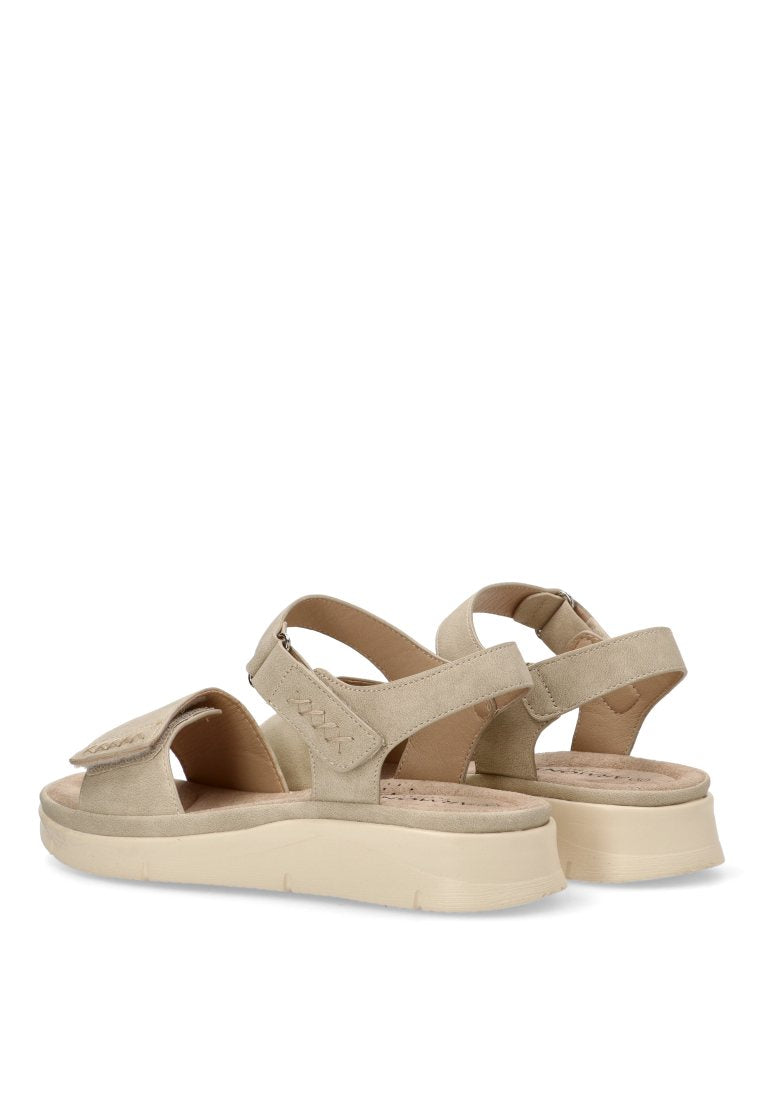 SANDALIA VELCRO TEGUISE 41009 ARMONY MUJER BEIGE