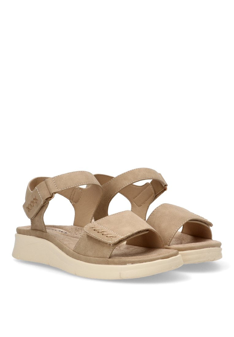 SANDALIA VELCRO TEGUISE 41009 ARMONY MUJER TAUPE