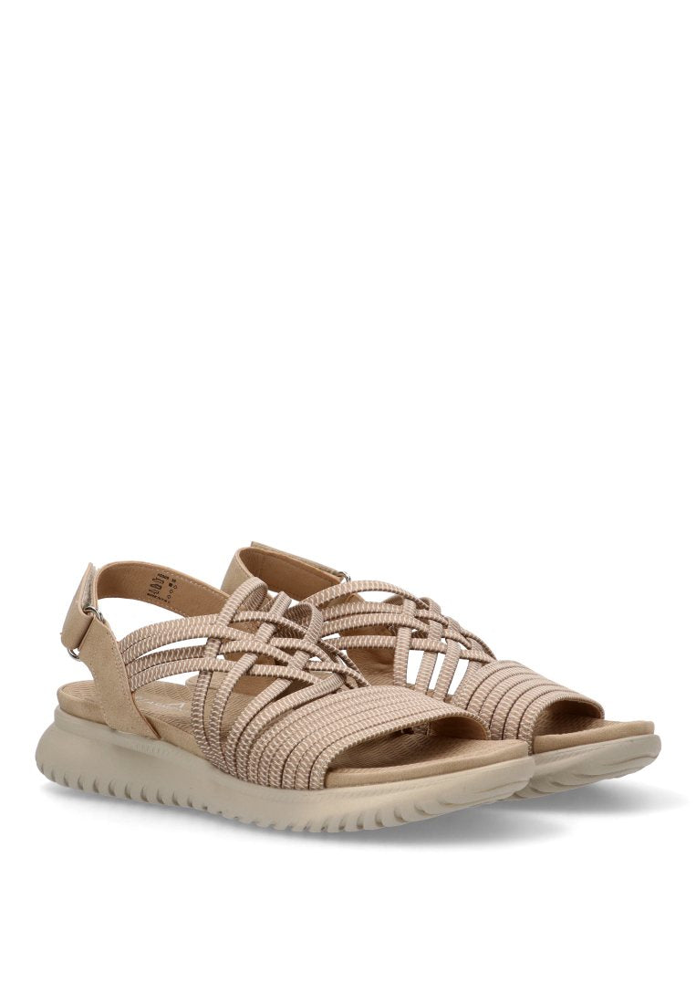 SANDALIA CONFORT CRUZADA BATELES 40009 ARMONY MUJER BEIGE