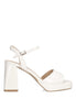 SANDALIA TACON CHAROL ETIKA BETLEM 90006 MUJER, BLANCO Blanco