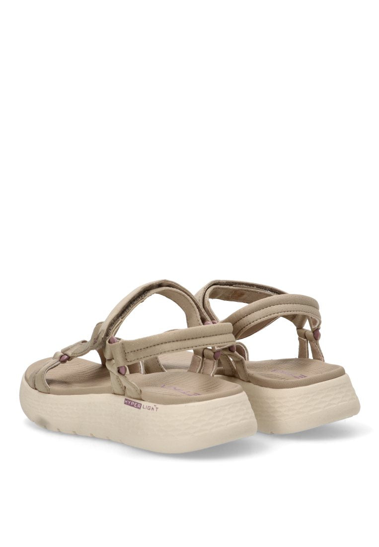 SANDALIA HYPERLIGHT VELCRO CAPELLANS 40108 ETIKA MUJER BEIGE