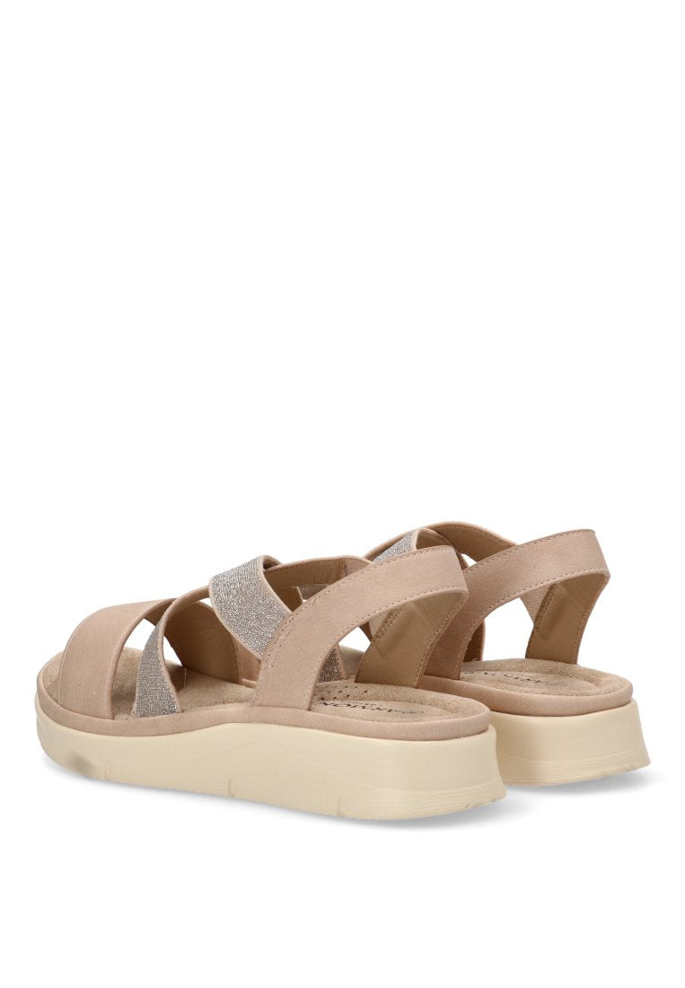 SANDALIA CRUZADA BERCHIDA 41008 ARMONY MUJER BEIGE