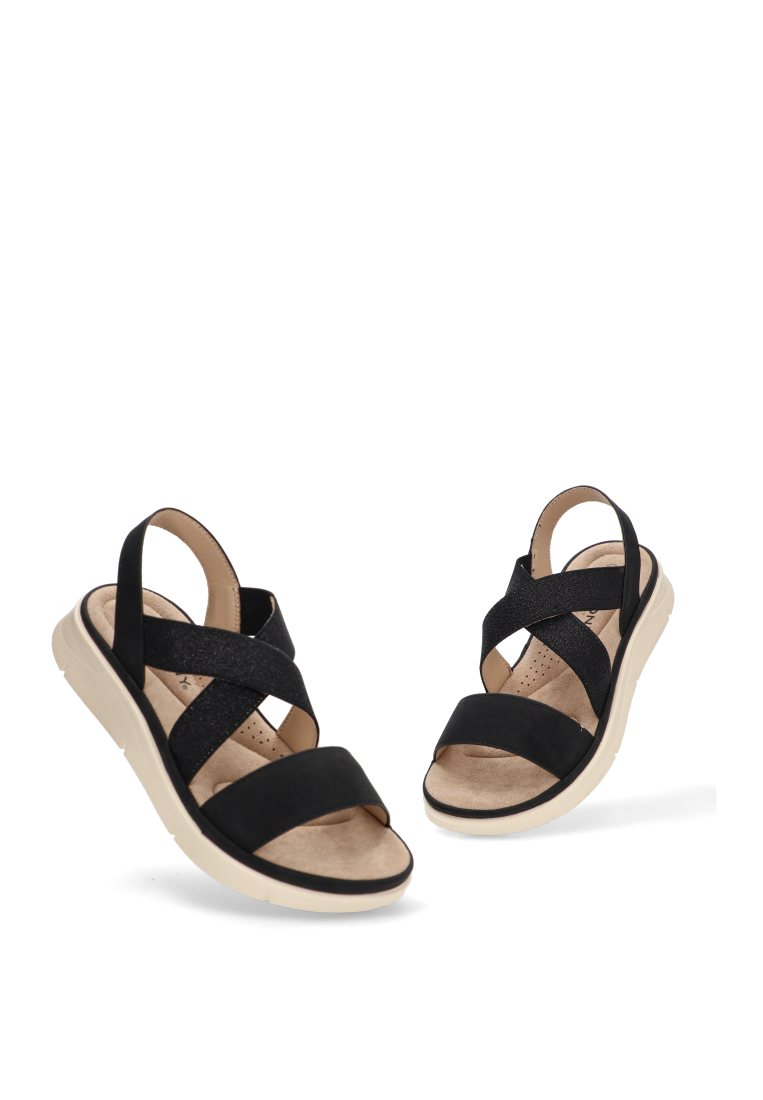 SANDALIA CRUZADA BERCHIDA 41008 ARMONY MUJER NEGRO