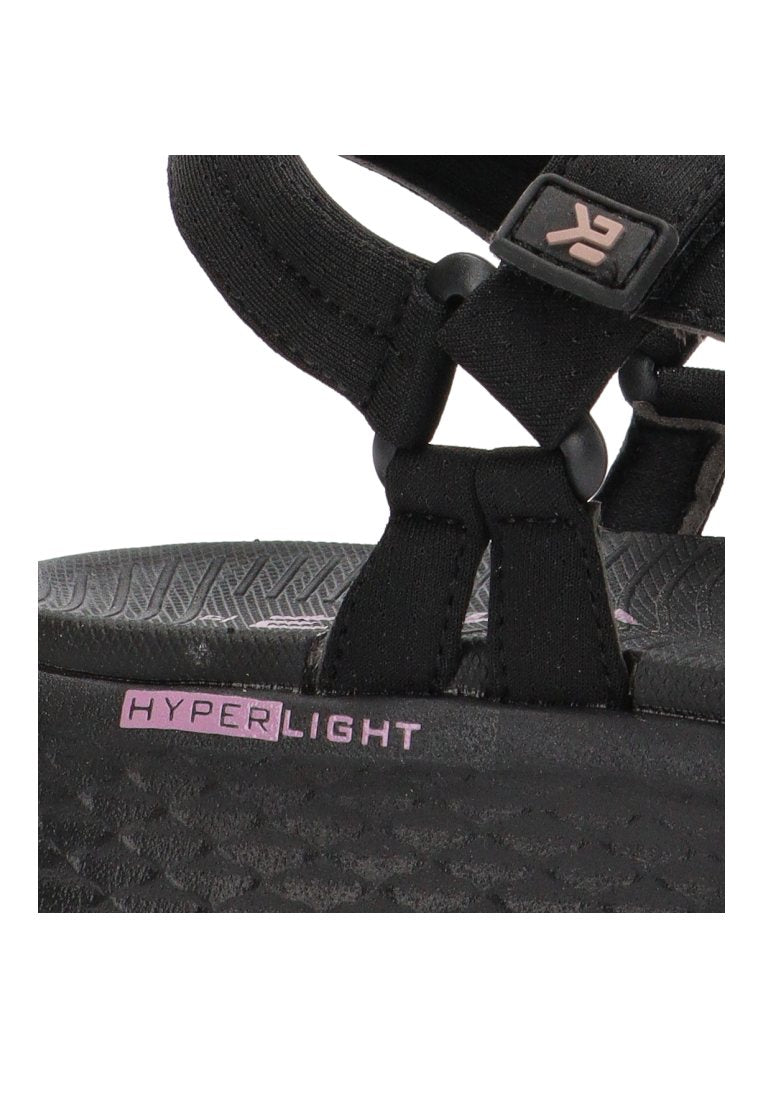 SANDALIA HYPERLIGHT VELCRO CAPELLANS 40108 ETIKA MUJER NEGRO