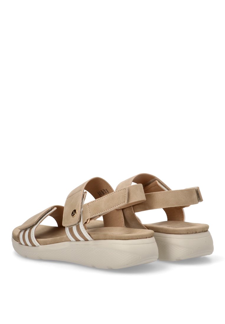 SANDALIA VELCRO ZAHORA 40007 ARMONY MUJER BEIGE