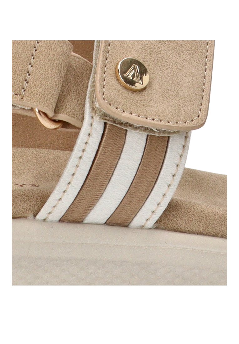 SANDALIA VELCRO ZAHORA 40007 ARMONY MUJER BEIGE