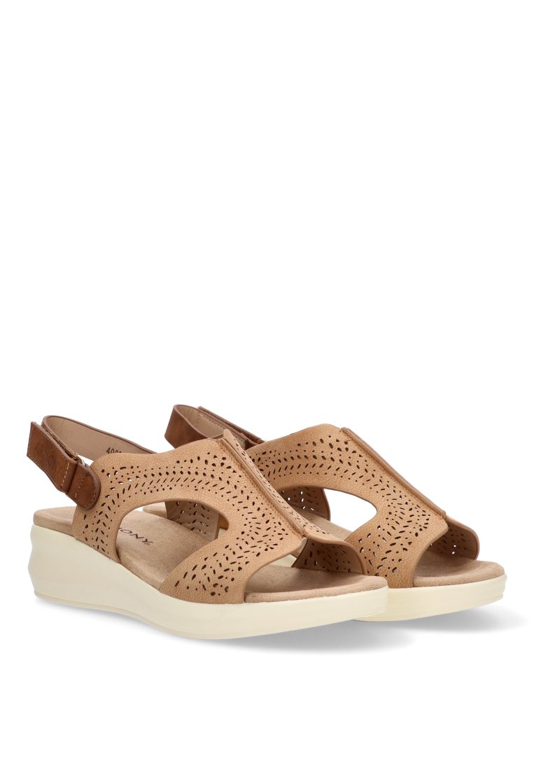 SANDALIA CALADA PALMIRA 40005 ARMONY MUJER CAMEL