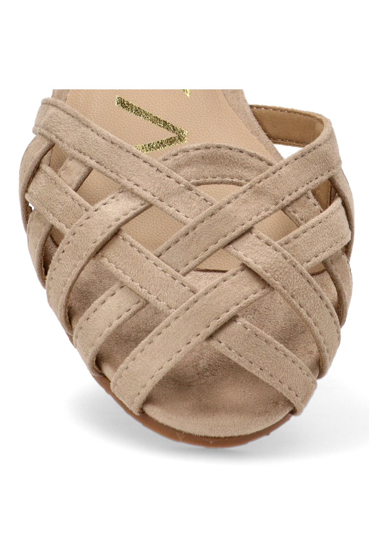 SANDALIA PLANA ROMANA GRAN 10124 ETIKA MUJER BEIGE