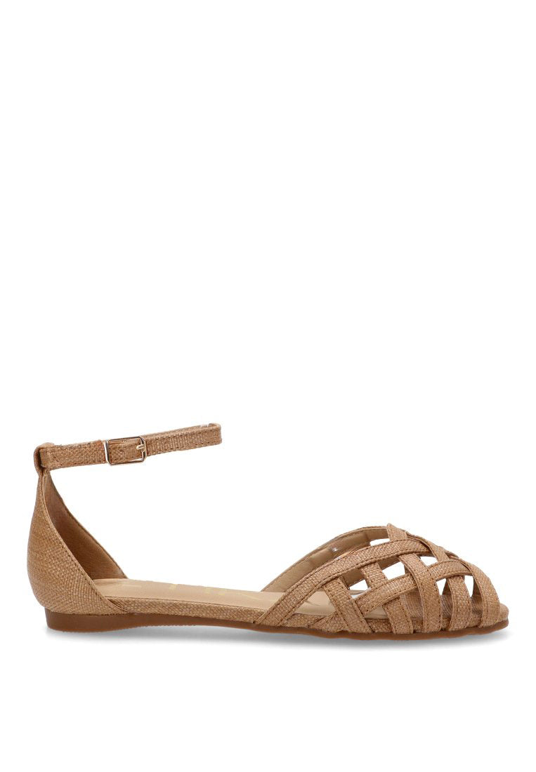 SANDALIA PLANA ROMANA GRAN 10124 ETIKA MUJER CAMEL