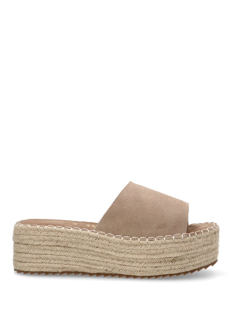 SANDALIA DE PALA ABAMA 10056 ETIKA MUJER BEIGE