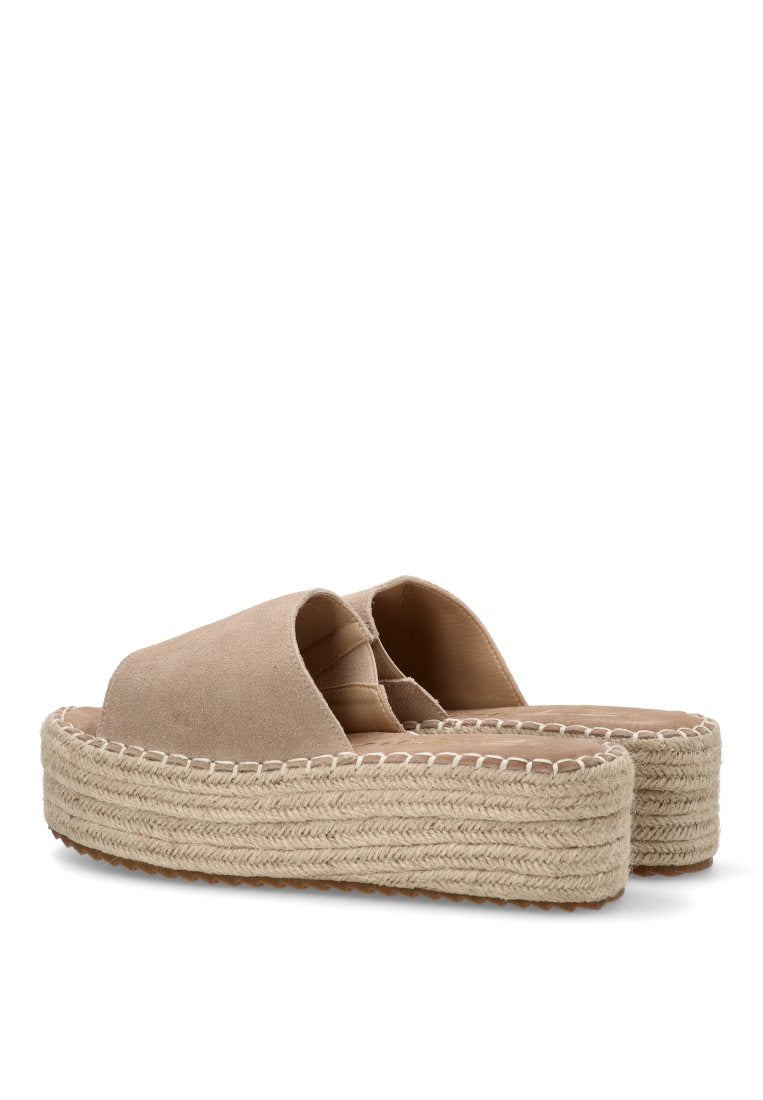 SANDALIA DE PALA ABAMA 10056 ETIKA MUJER BEIGE
