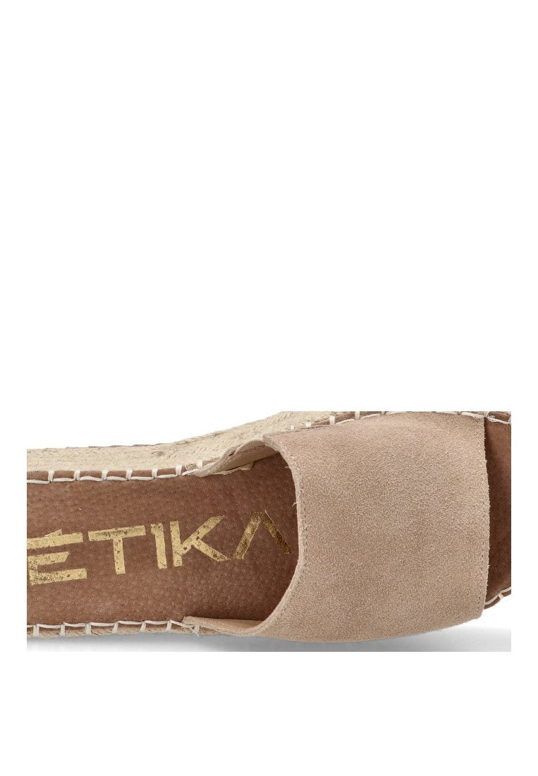 SANDALIA DE PALA ABAMA 10056 ETIKA MUJER BEIGE