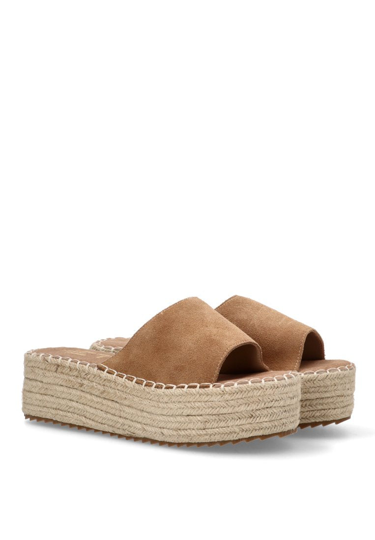 SANDALIA DE PALA ABAMA 10056 ETIKA MUJER CAMEL
