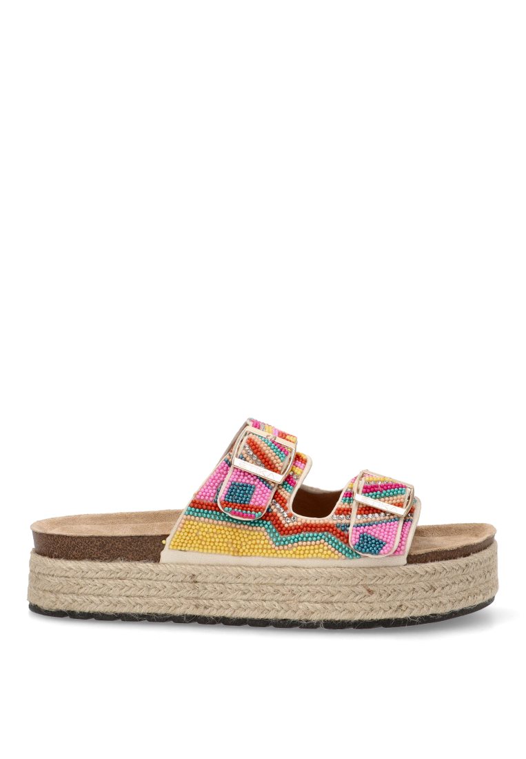 SANDALIA BIO PISO DOBLE VINYES 10062 ETIKA MUJER MULTICOLOR