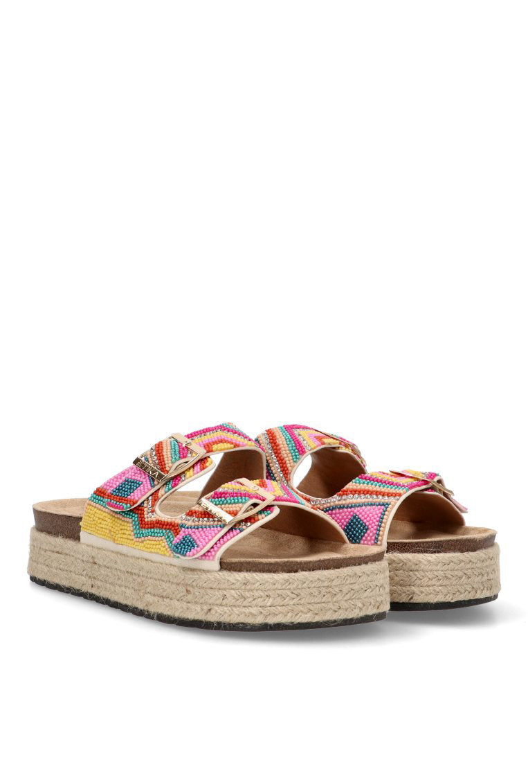 SANDALIA BIO PISO DOBLE VINYES 10062 ETIKA MUJER MULTICOLOR