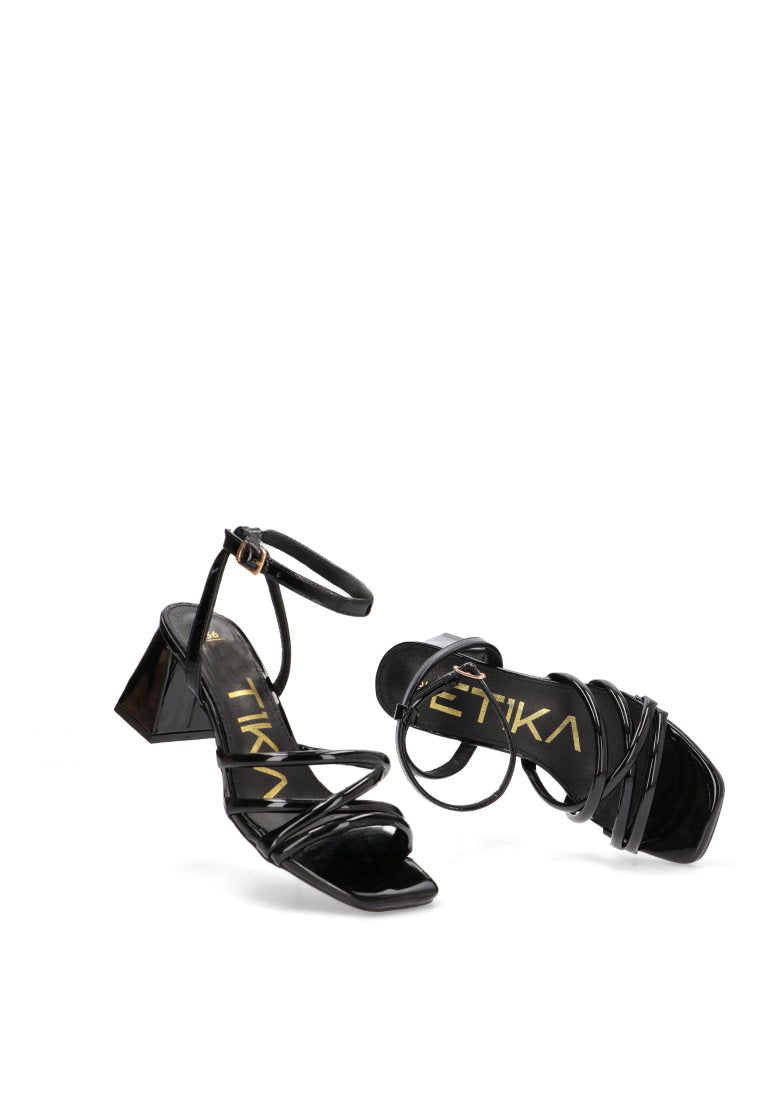 SANDALIA TIRAS CHAROL SALADETA 90005 ETIKA MUJER NEGRO
