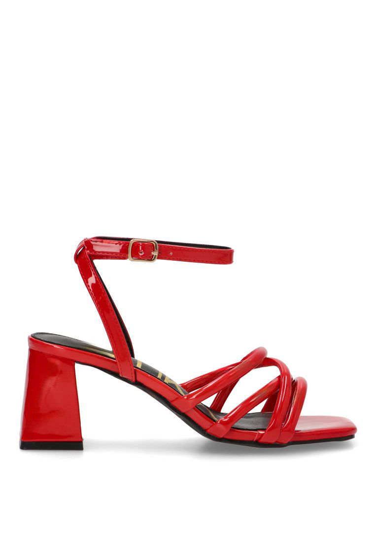 SANDALIA TIRAS CHAROL SALADETA 90005 ETIKA MUJER ROJO