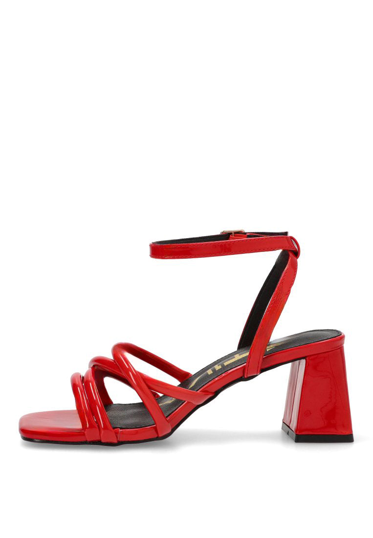 SANDALIA TIRAS CHAROL SALADETA 90005 ETIKA MUJER ROJO