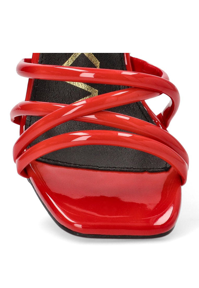SANDALIA TIRAS CHAROL SALADETA 90005 ETIKA MUJER ROJO