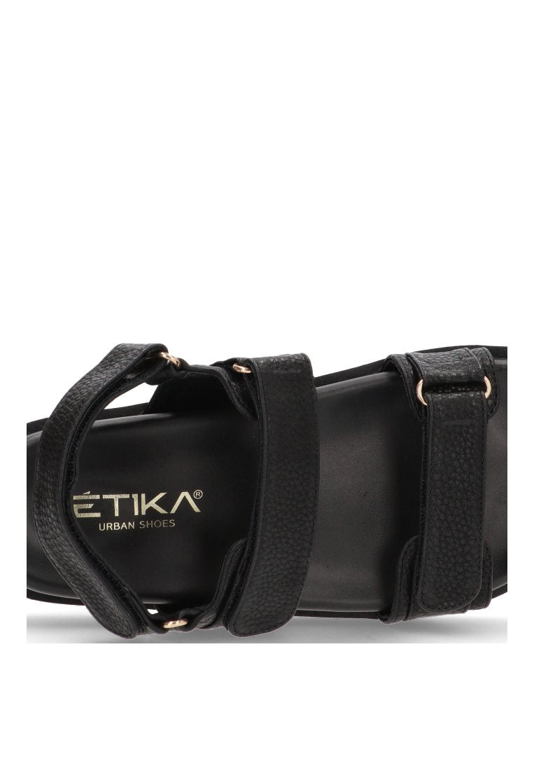 SANDALIA VELCRO CANOVA 03 10068 ETIKA MUJER NEGRO