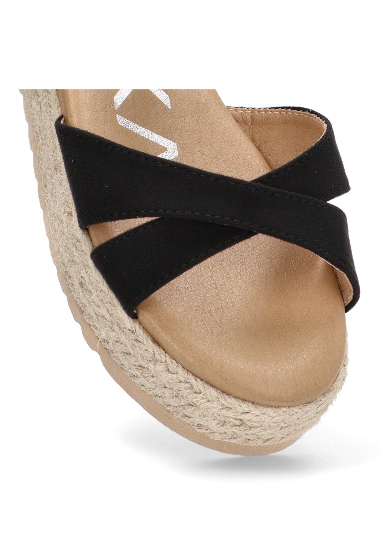 SANDALIA CRUZADA AGULLA 10060 ETIKA MUJER NEGRO