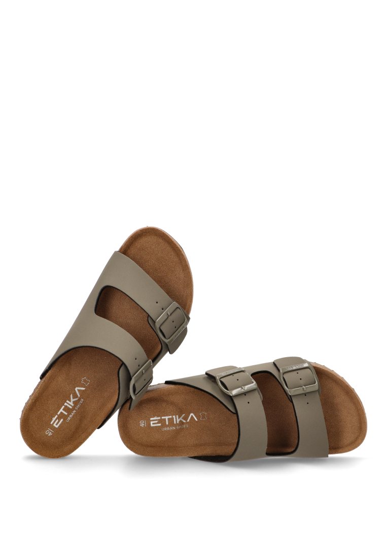 SANDALIAS BIO HEBILLA JABLILLO 41012 ETIKA HOMBRE KAKHI