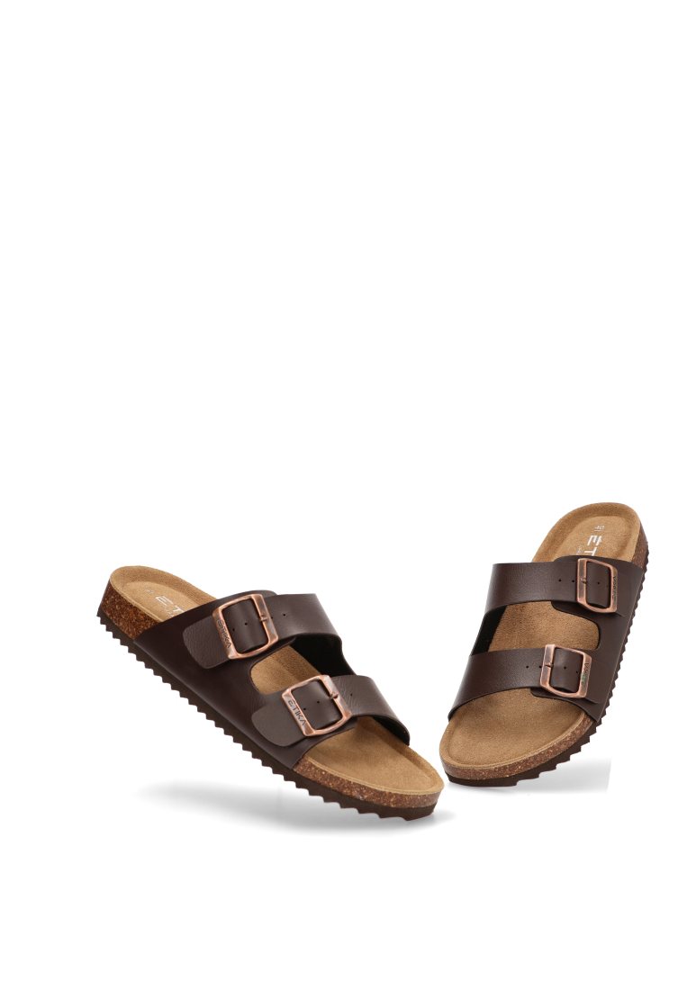 SANDALIAS BIO HEBILLA JABLILLO 41012 ETIKA HOMBRE MARRoN